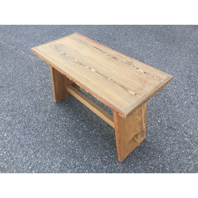 Pitch Pine Console Table For Sale - Image 4 of 11