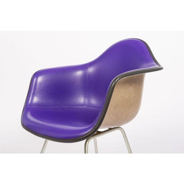Mid Century Purple Dax Lounge Chairs by Eames for Herman Miller, 1960s For Sale - Image 13 of 14