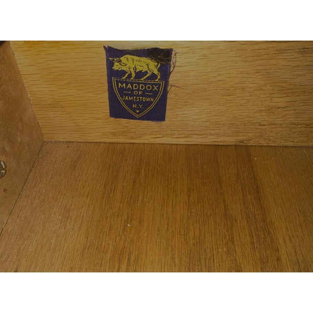 Vintage Federal-Style Tambour Writing Desk With Inlaid Details For Sale - Image 10 of 10