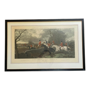John Frederick Herring Sr. Fox Hunting, Plate 4. The Kill, 1852