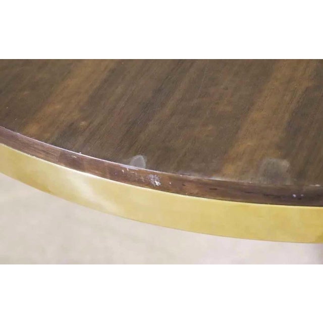 Mid 20th Century Mid 20th Century Mid-Century Brass Dining Table For Sale - Image 5 of 9