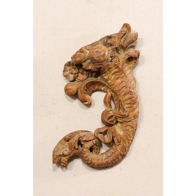 Antique French Cornucopia Wall Plaques - A Pair For Sale - Image 10 of 11