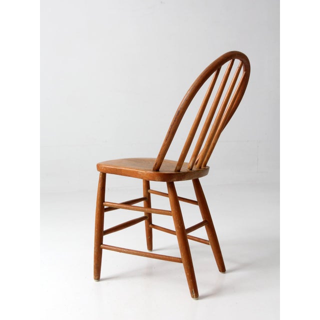 Vintage Windsor Farmhouse Dining Chair For Sale - Image 10 of 17