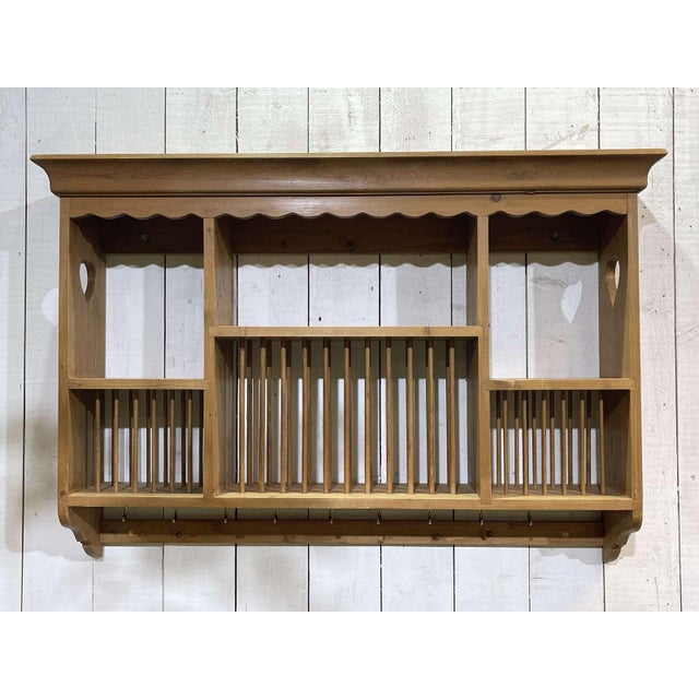 English Wall Shelf in Fir Wood, 1980s For Sale - Image 10 of 10
