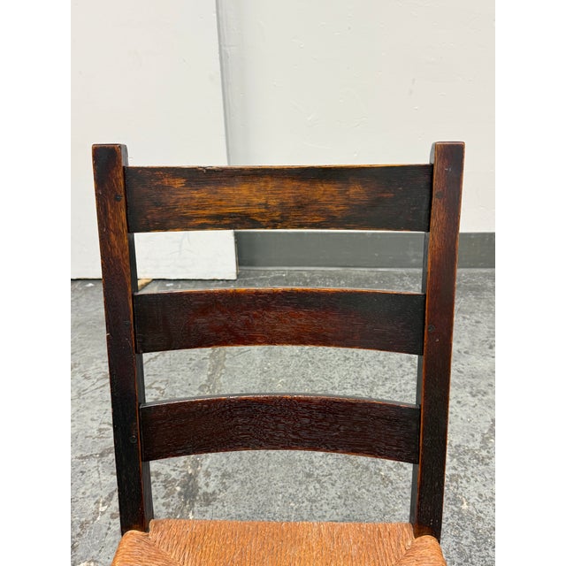 Textile Gustav Stickley Model No. 305 Sewing Rocker, Antique For Sale - Image 7 of 12