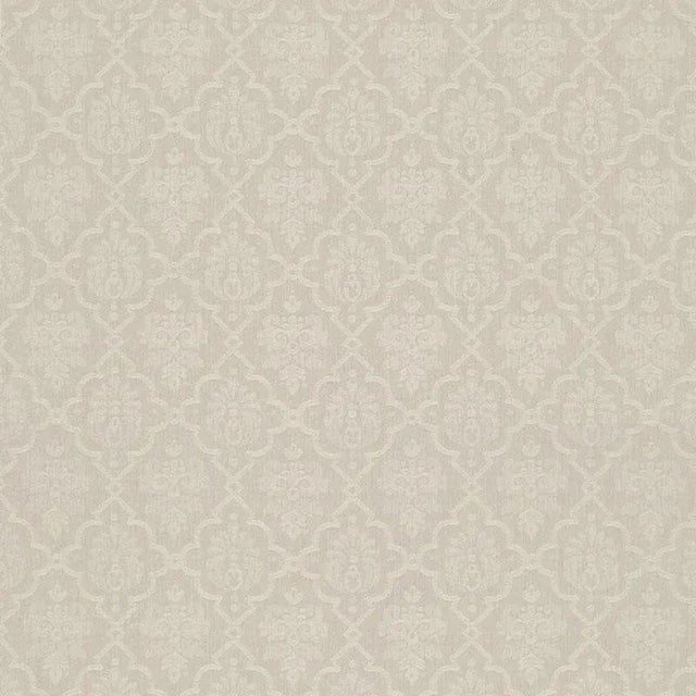 Contemporary Schumacher X Timothy Corrigan Hedgerow Trellis Indoor & Outdoor Fabric in Dune For Sale - Image 3 of 3