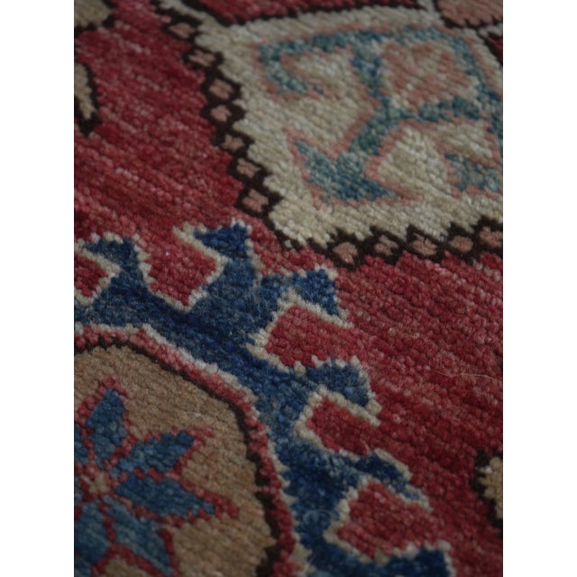 1970s 1970s Oriental Handmade Wool Prayer Rug 2’ X 2’11” For Sale - Image 5 of 9