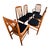 Mid-Century Modern Set of Six Benny Linden Danish Modern Teak Dining Chairs For Sale - Image 3 of 11