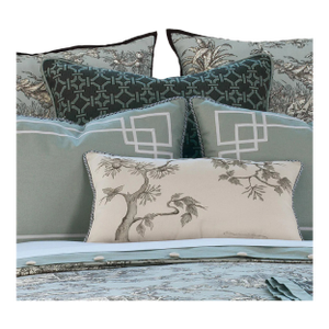 Eastern Accents Pillow Set in Asian Pattern, New