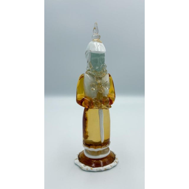 Amber Glass Chess Pieces from Barbini, Pauly & C., 1930s, Set of 32 For Sale - Image 10 of 16
