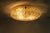 Large Round Ice Glass Flush Mount from Hillebrand, Germany, 1970s For Sale - Image 6 of 8