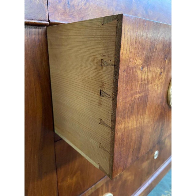 Empire Chest of Drawers in Elm For Sale - Image 5 of 13