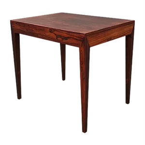 Rosewood Side Table by Severin Hansen for Haslev Møbelsnedkeri, 1960s