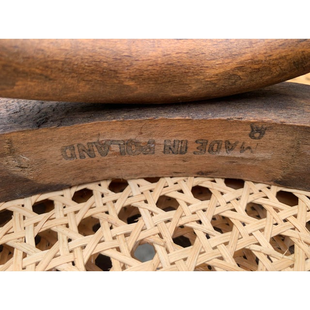 Late 19th Century Late 19th Century Thonet Mundus Bentwood Bistro Chairs- Set of 4 For Sale - Image 5 of 7