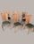 Art Nouveau Dining Chairs in Oak with Carved Rose Motifs, 1920, Set of 6 For Sale - Image 4 of 9