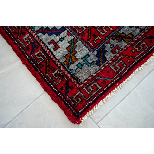 Vintage Turkish Carpet Hand-Woven Wool Rug, Circa 1950 For Sale - Image 13 of 14