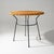 Black Coffee Table with Round Rattan Top, 1950s For Sale - Image 8 of 13