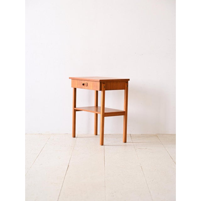 Danish Teak Bedside Table, 1960s For Sale - Image 4 of 10
