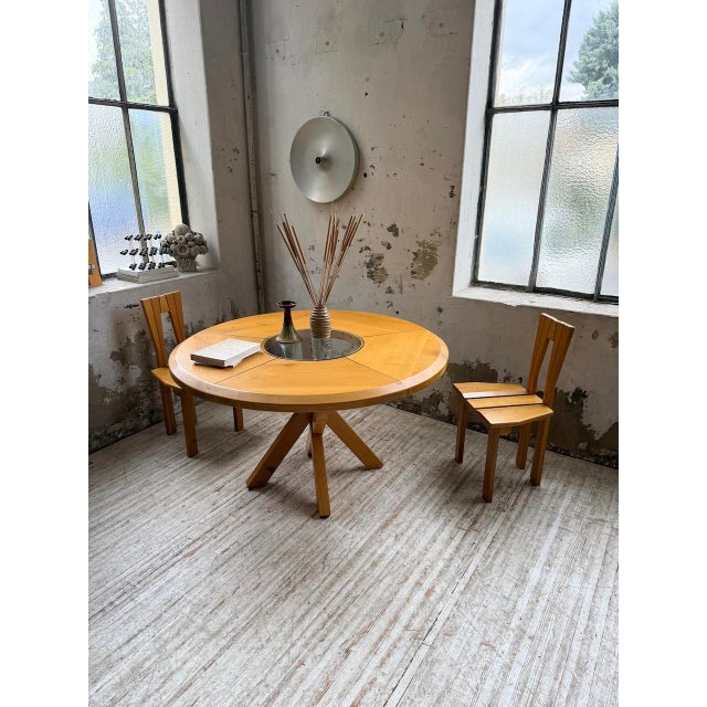 Elm Table from Seiltz, 1980 For Sale - Image 4 of 18