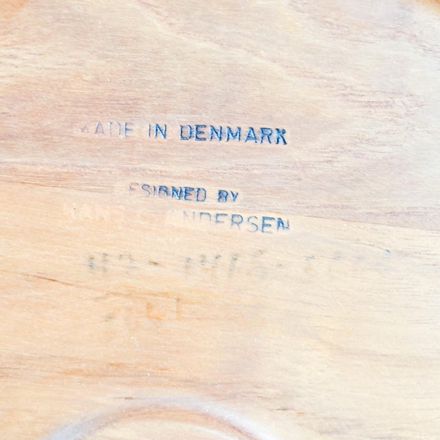 Coffee 1960s Hans C Andersen for Artex Teak End Table For Sale - Image 8 of 12