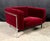 Mid-Century Modern Stendig Mid-Century Modern Cube Lounge Chairs in Burgundy Mohair Velvet and Chrome, Robert Hausmann for De Sede Style - A Pair For Sale - Image 3 of 16