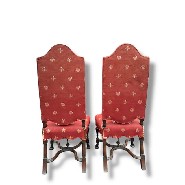 Pair of Vintage Baroque Style Accent Chairs For Sale In Philadelphia - Image 6 of 9