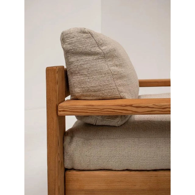 Minimalistic Mid-century Modern armchairs designed in the 1970s, sourced in Italy. These lounge chairs have been designed...