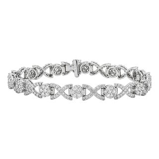 5.00 Carat Diamond Bracelet For Sale