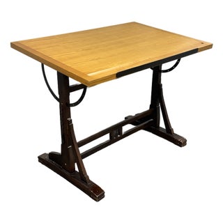 Restoration Hardware 1920s French Drafting Table For Sale