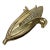 Vintage Brass Corn Cob Motif Receipt Clip For Sale