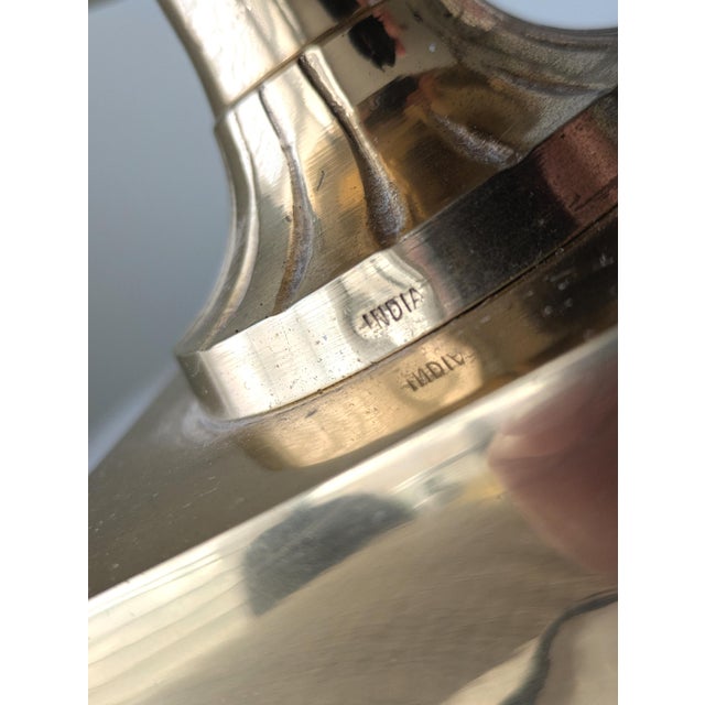 Vintage Brass Samovar Table Lamp For Sale - Image 9 of 9