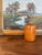 Brown Vintage Hand-Turned Solid Wood Mallet With Smooth Finish. For Sale - Image 8 of 11