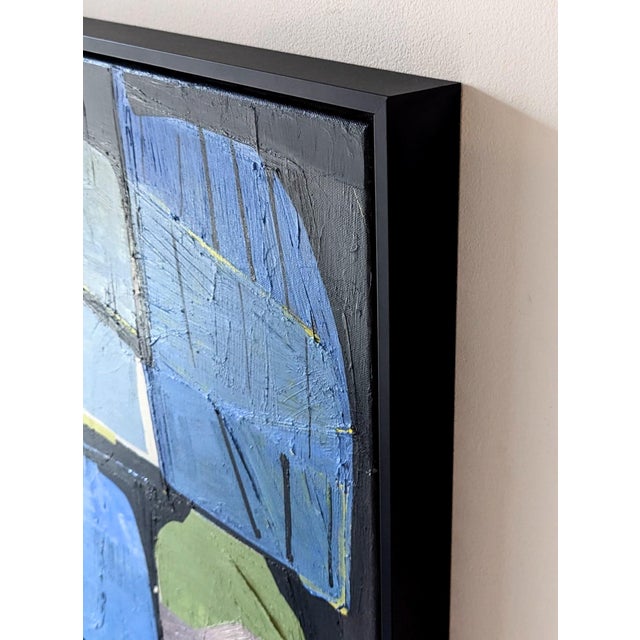 Abstract Expressionism Anne S Abueva Apothecary Original Oil Painting on Linen With Abstract Vessel Forms For Sale - Image 3 of 3