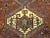Vintage Persian Qashqai Tribal Area Rug, Handwoven Geometric Pattern, Rust Red & Ivory, 4’ X 6’ For Sale - Image 10 of 12