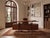 Mid-Century Italian Wood and Brass Desk from La Permanente Mobili Cantù, Italy, 1950 For Sale - Image 3 of 12