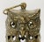 Mid 20th Century Brass Filigree Owl Hanging Lantern For Sale - Image 5 of 5