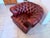 Animal Skin Oxblood Red Chesterfield Club Lounge Chair For Sale - Image 7 of 12