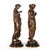 A PAIR OF BRONZE FIGURES OF URANIE AND ERATO After Émile Louis Picault French, 1833–1915 25 3/4" H x 9 3/8" D x 9 3/8" W...