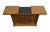 Drexel Furniture Walnut Italian Neoclassical Tuscan Style 60" Slide Top Server Buffet For Sale - Image 10 of 18