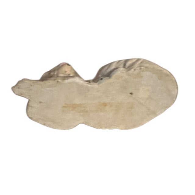 Vintage 1950’s Chalkware Persian Feline Statue For Sale - Image 9 of 11