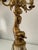 19th Century French Bronze Gold Overlay Cherub Lamp Four Candelabra, Two Socket Electrical Bulb Lights With Marble Base For Sale - Image 12 of 12