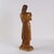 Brown Antique Sculpture in Olive Wood For Sale - Image 8 of 12