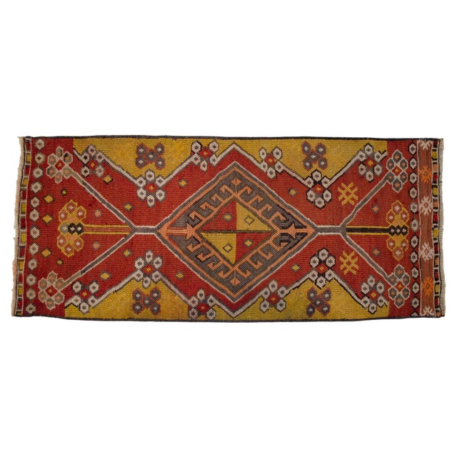Textile Soumak Weave Petite Rug. Small Turkish Kilim Area Rug Door Mat - 1'5" X 3'4" For Sale - Image 7 of 14
