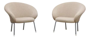 Model 570 Lounge Chairs by Pierre Paulin for Artifort, 1963, Set of 2
