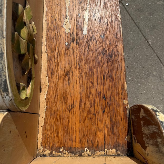 Antique Italian Floral Wooden Shelving For Sale In Los Angeles - Image 6 of 13