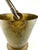 1950s Vintage Brass Cachepot With Swing Handle and Aged Patina For Sale - Image 5 of 8
