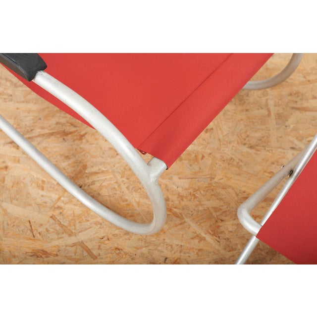 Set of Lido–Liege Chair and Ottoman from Battista and Gino Giudici, 1935 For Sale - Image 4 of 15