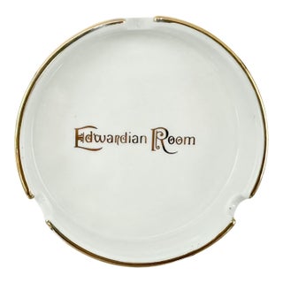Vintage Edwardian Room Plaza Hotel Nyc Ashtray New York For Sale
