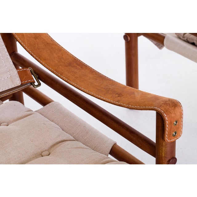 Metal Set of Sirocco Easy Chairs by Arne Norell, 1970s For Sale - Image 7 of 11