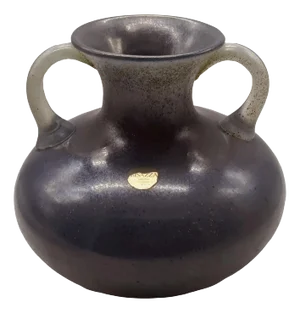 Murano Glass Amphora Vase attributed to Archimede Seguso, Italy, 1960s